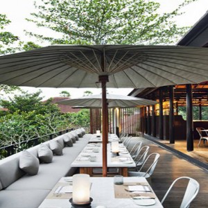 Bali Honeymoon Packages COMO Uma Ubud UMA Cucina Outdoor Terrace