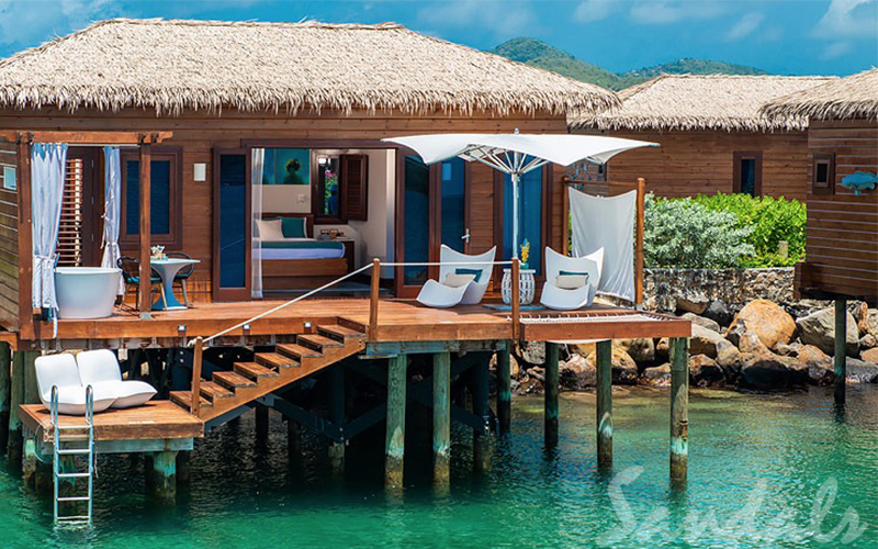 Romantic Holiday Packages At St Lucia Sandals Grande St Lucian Overwater Villas 2