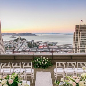 San Francisco Honeymoon Packages Loews Regency San Francisco Wedding 5