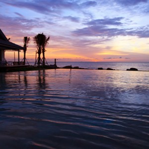 Thailand Honeymoon Packages Devasom Hua Hin Resort Pool View At Sunset