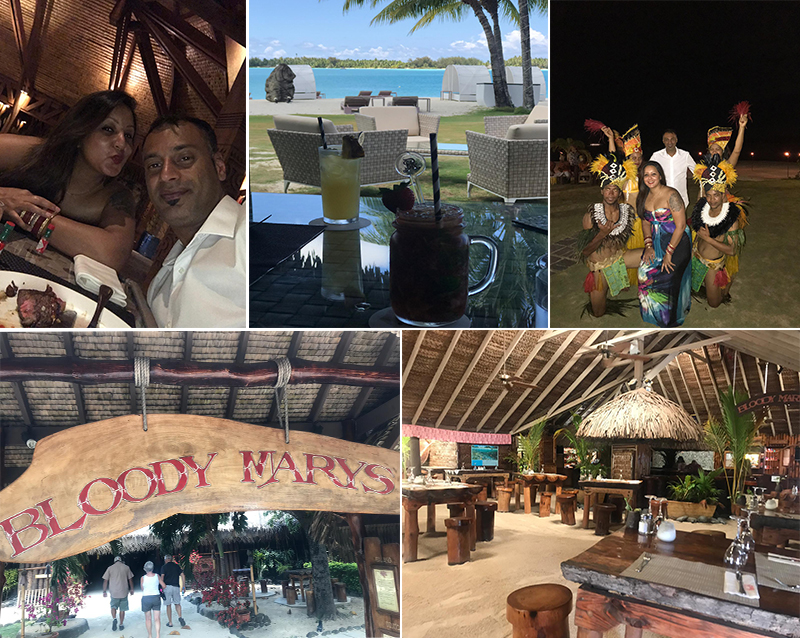 Malkeet And Rajbir's Bora Bora And Las Vegas Honeymoon St Regis Bora Bora Restaurants