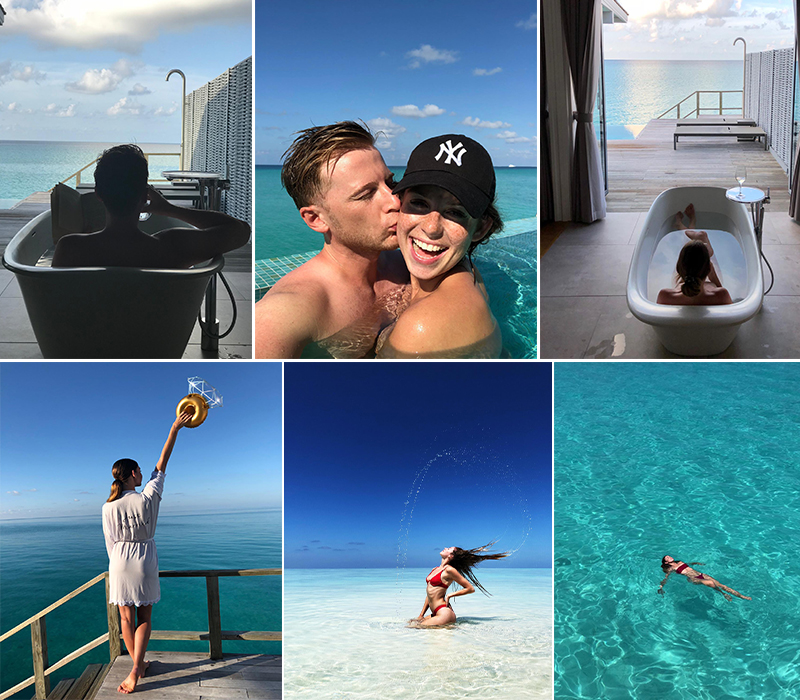 Robert And Samantha's Singapore And Maldives Blog Relaxing In Water Villa With Pool