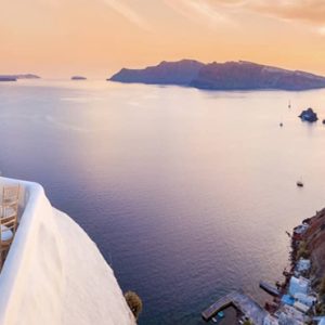 Greece Honeymoon Packages Canaves Oia Epitome Wedding Setup