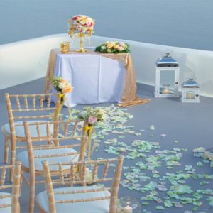 Greece Honeymoon Packages Canaves Oia Epitome Wedding Setup1