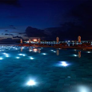 Maldives Honeymoon Package Joali Maldives Pool At Night