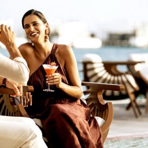 Maldives Honeymoon Packages Jumeirah Maldives Olhahali Island Couple Having Cocktails