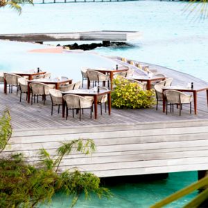 Maldives Honeymoon Packages Jumeirah Maldives Olhahali Island Dining By Pool And Ocean
