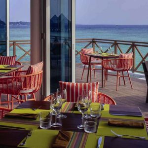 Maldives Honeymoon Packages Mercure Maldives Kooddoo Resort Dinner 3