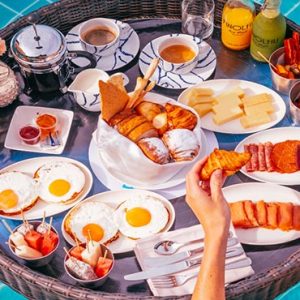 Maldives Honeymoon Packages Seaside Finolhu Maldives Floating Breakfast