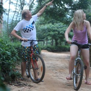 Sri Lanka Honeymoon Packages 98 Acres Resort & Spa Bike Riding