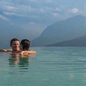 Vietnam Honeymoon Packages Topas Ecolodge Couple In Infinity Pool
