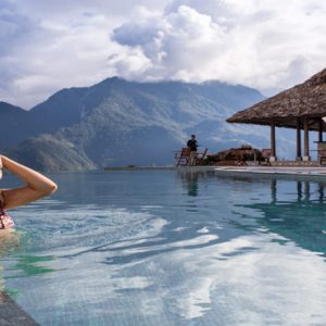 Vietnam Honeymoon Packages Topas Ecolodge Women In Pool