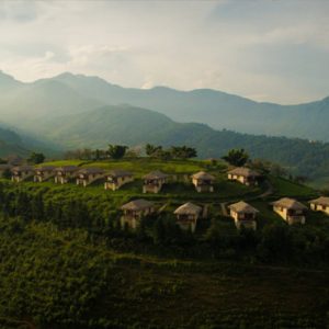 Vietnam Honeymoon Packages Topas Ecolodge Aerial View Of Lodges