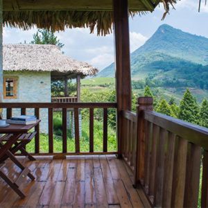 Vietnam Honeymoon Packages Topas Ecolodge Bungalow Balcony View