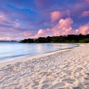Nevis Honeymoon Packages Oualie Beach Resort Beach At Sunset