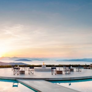 Greece Honeymoon Packages Amanzoe Amanzoe Central Terrace