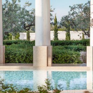 Greece Honeymoon Packages Amanzoe Colonnade