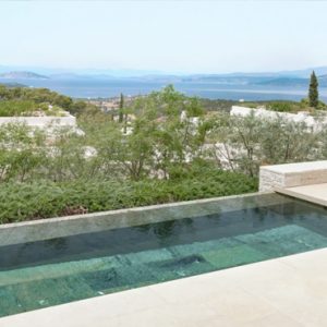 Greece Honeymoon Packages Amanzoe Deluxe Pool Pavilion Exterior Pool View