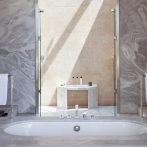 Greece Honeymoon Packages Amanzoe Pool Pavilion Bathroom