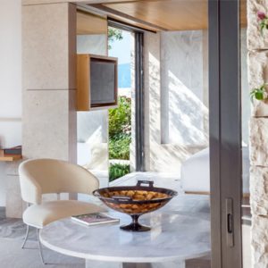 Greece Honeymoon Packages Amanzoe Pool Pavilion Bedroom