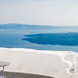 Greece Honeymoon Packages Chromata Hotel Santorini Balcony Sea View