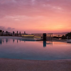 Greece Honeymoon Packages Domes Noruz Chania Raw Bar At Sunset