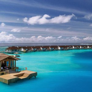Maldives Honeymoon Packages OBLU Select At Sangeli Aerial Jetty And View