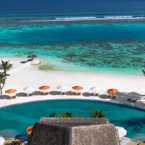 Maldives Honeymoon Packages OBLU Select At Sangeli The Sangs Pool Side Aerial View