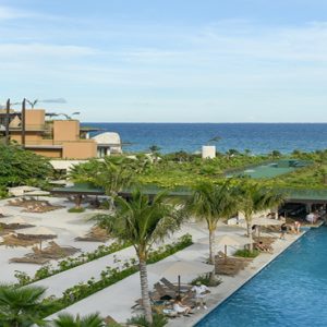 Mexico Honeymoon Packages Hotel Xcaret Resort Pool View