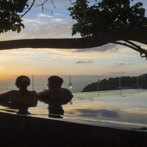 Thailand Honeymoon Packages Paresa Resort Phuket Couple In Infinity Pool