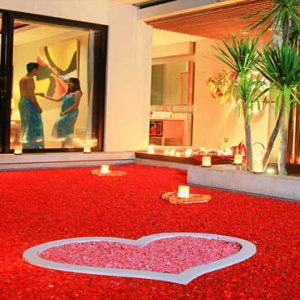 Bali Honeymoon Packages Berry Amour Romantic Villas Pool Filled With Flowers