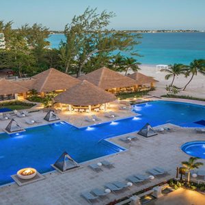 Barbados Honeymoon Packages Sandals Royal Barbados Pool At Night