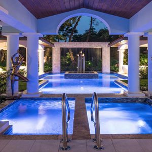 Barbados Honeymoon Packages Sandals Royal Barbados Pool At Night2