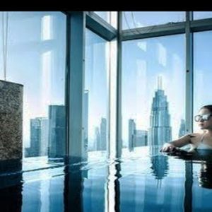 Dubai Honeymoon Packages Shangri La Hotel Dubai Rooftop Pool Hotizon Club