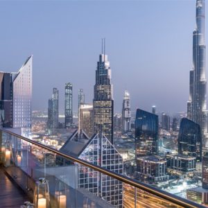Dubai Honeymoon Packages Shangri La Hotel Dubai Rooftop View