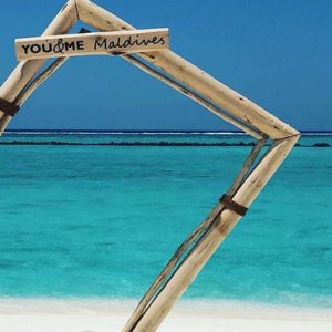 Maldives Honeymoon Packages You And Me Cocoon Maldives Selfie Frame On Beach