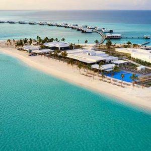 Maldives Honeymoon Packages Hotel Riu Atoll Maldives Aerial View2