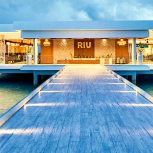 Maldives Honeymoon Packages Hotel Riu Atoll Maldives Hotel Exterior At Night