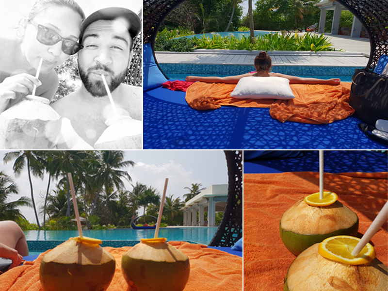 Suavi And Susan South Africa And Maldives Honeymoon Dhigali Pool