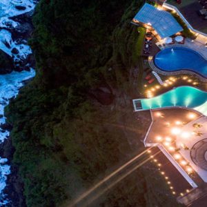Bali Honeymoon Packages The Edge Bali Resort Aerial View At Night