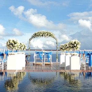 Bali Honeymoon Packages The Edge Bali Wedding Setup