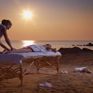 Greece Honeymoon Packages Danai Beach Resort And Villas Spa Massage On The Beach