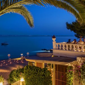 Greece Honeymoon Packages Danai Beach Resort And Villas Stunning Views At Night