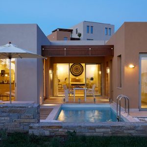 Greece Honeymoon Packages Eagles Villas Greece Ocean One Bedroom Pool Villa With Private Garden