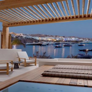 Greece Honeymoon Packages Kensho Psarou Panoramic Sea View Suite With Roof Top & Hot Tub 1