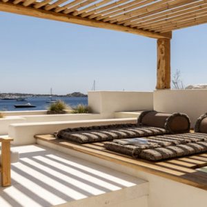 Greece Honeymoon Packages Kensho Psarou Villa Day Bed