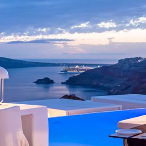 Greece Honeymoon Packages Kirini Santorini Anthos Restaurant Views