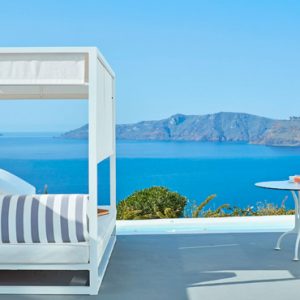 Greece Honeymoon Packages Kirini Santorini Honeymoon Suites With Open Air Jetted Tub