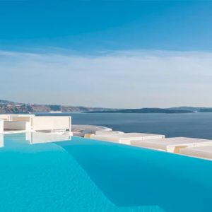 Greece Honeymoon Packages Kirini Santorini Pool Bar Views