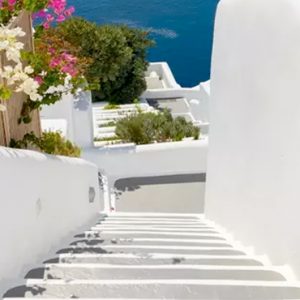 Greece Honeymoon Packages Kirini Santorini Stairway